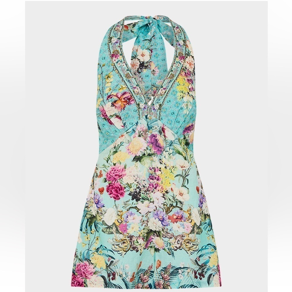 Camilla
Gardens of Queluz Button-Front Halter
Playsuit
8160
NWT’s